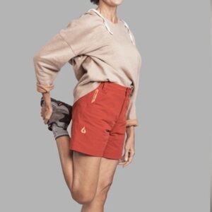 Gnara Orange Athletic Shorts for Women